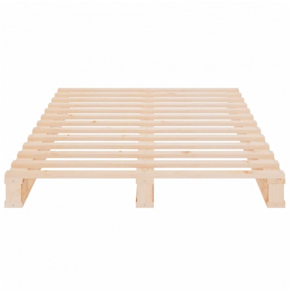 Cadre de lit 75x190 cm Bois pin massif Petit simple