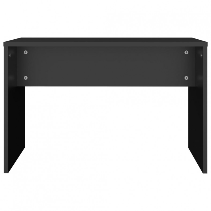 Tabouret de toilette Noir 70x35x45 cm 