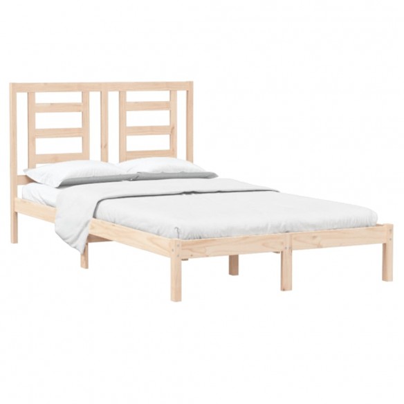 Cadre de lit bois massif 120x190 cm petit double