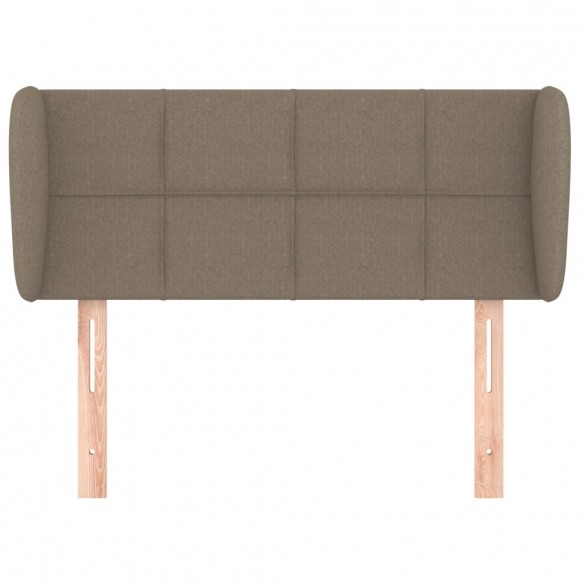 Tête de lit avec oreilles Taupe 93x23x78/88 cm Tissu