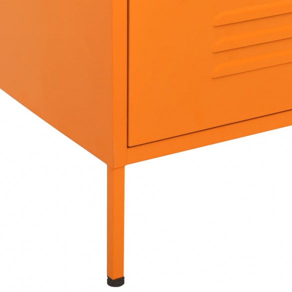 Commode Orange 80x35x101,5 cm Acier