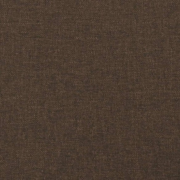 Cadre de lit Marron foncé 160x200 cm Tissu