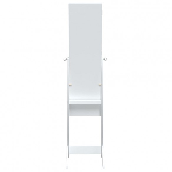 Miroir sur pied blanc 34x37x146 cm