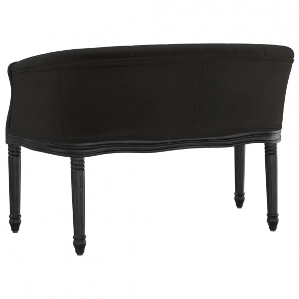 Banc Noir 98x56x69 cm Velours