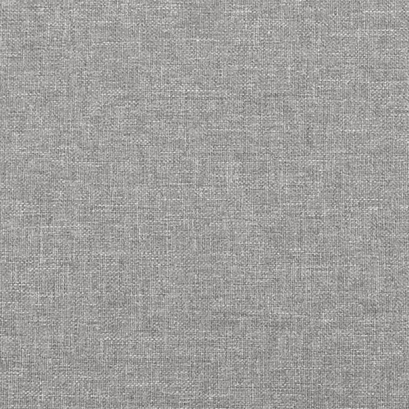 Tête de lit avec oreilles Gris clair 183x16x78/88 cm Tissu