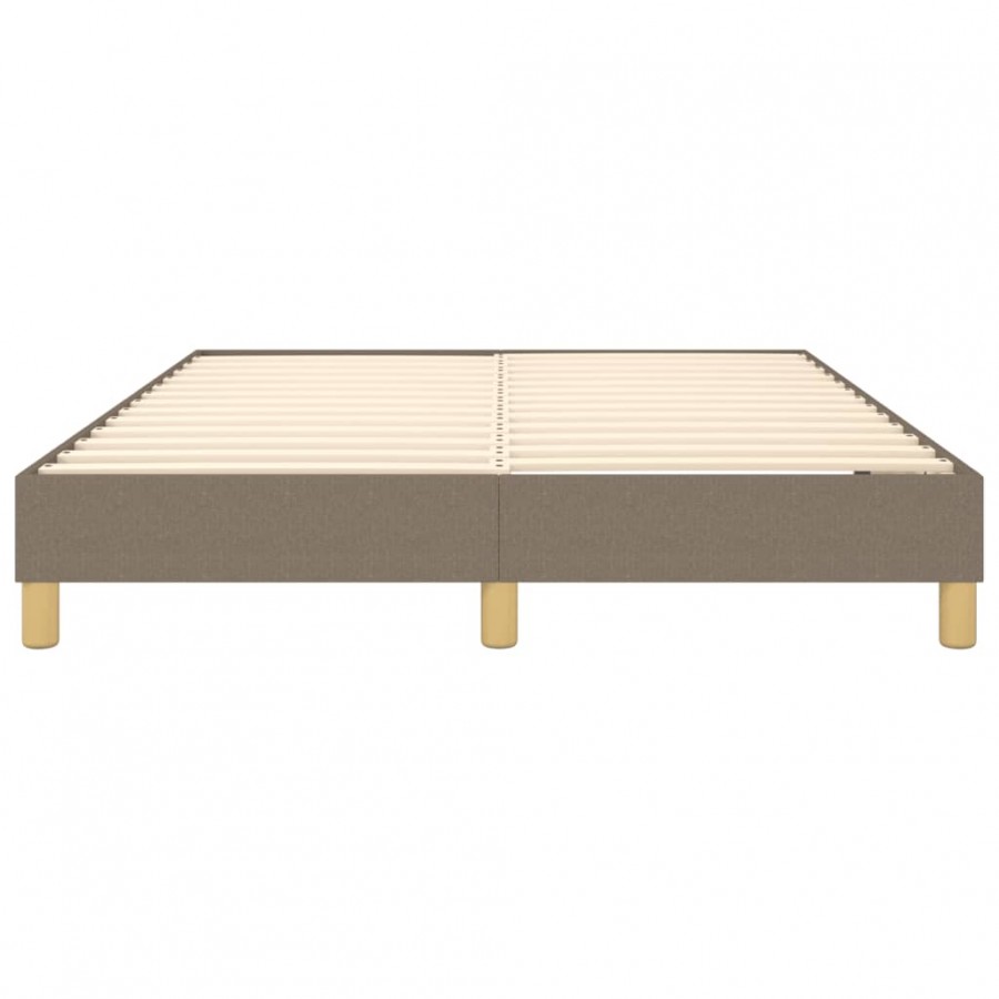 Lit Taupe 140x200 cm Tissu Lit Taupe 140x200 cm Tissu