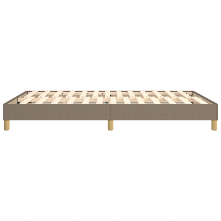 Lit Taupe 140x200 cm Tissu Lit Taupe 140x200 cm Tissu