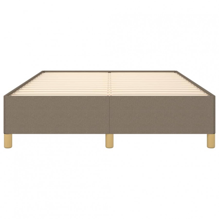Lit Taupe 140x200 cm Tissu Lit Taupe 140x200 cm Tissu