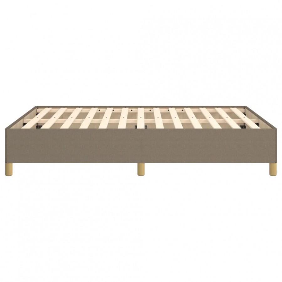Lit Taupe 140x200 cm Tissu Lit Taupe 140x200 cm Tissu