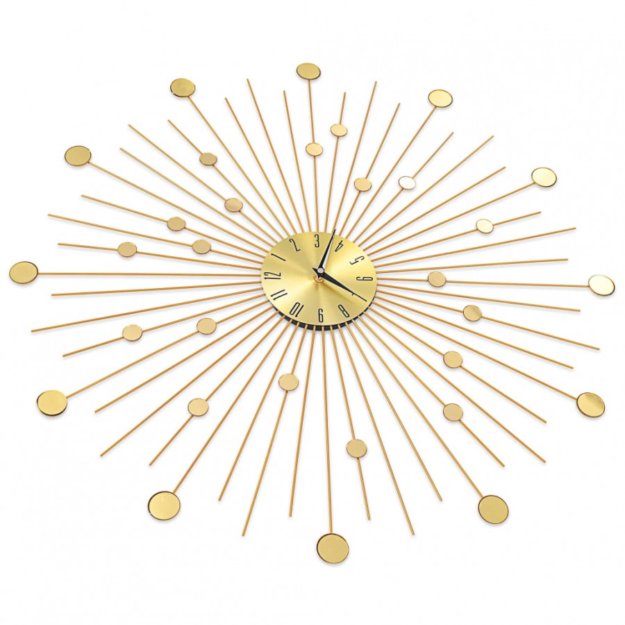 Horloge murale Métal 70 cm Doré Horloge murale Métal 70 cm Doré