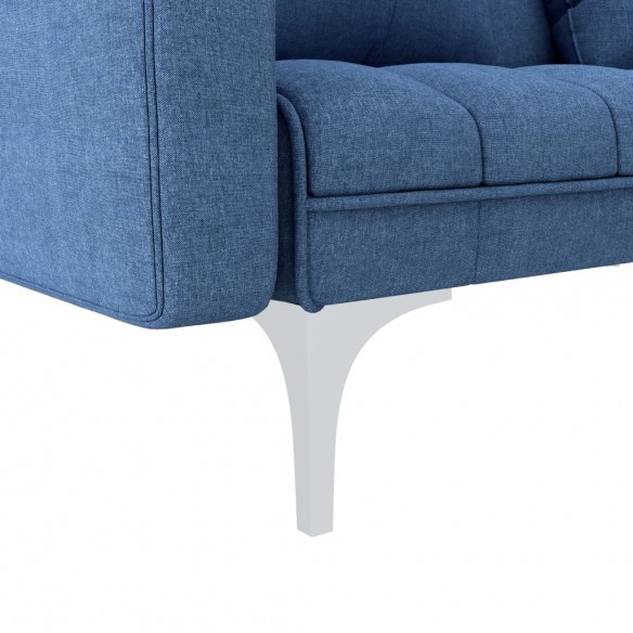 Canapé-lit Bleu Tissu