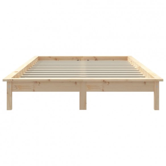 Cadre de lit 200x200 cm bois de pin massif