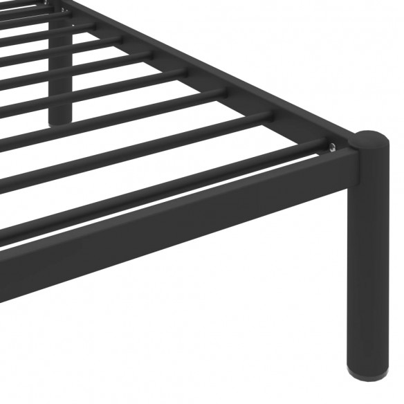 Cadre de lit Noir Métal 140 x 200 cm