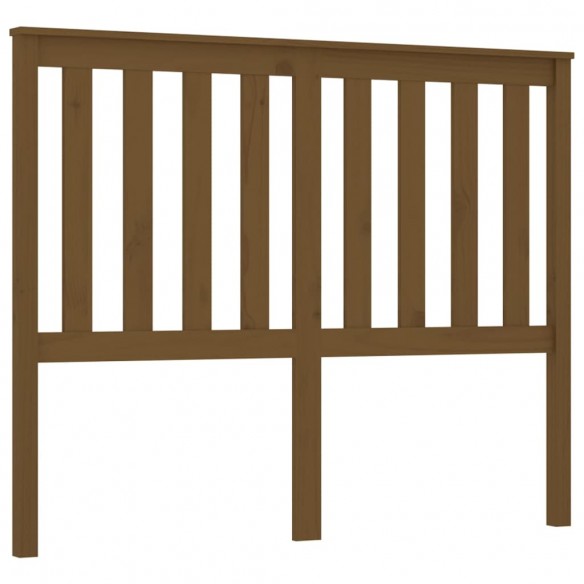 Tête de lit Marron miel 126x6x101 cm Bois massif de pin