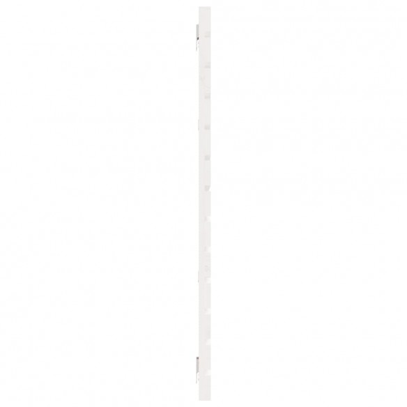 Tête de lit murale Blanc 206x3x91,5 cm Bois massif de pin