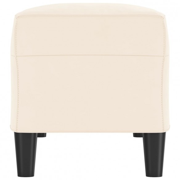 Banc Crème 100x35x41 cm Velours