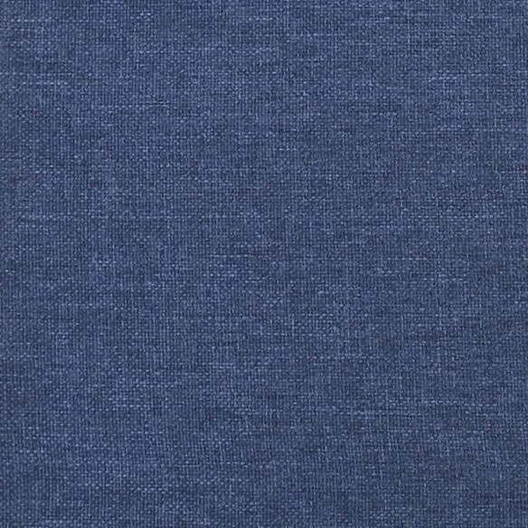 Cadre de lit Bleu 140x190 cm Tissu