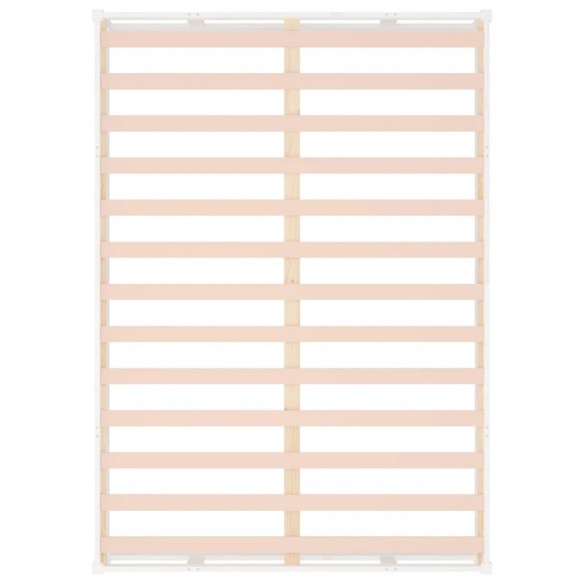 Cadre de lit Blanc 120x190 cm Petit double Bois massif