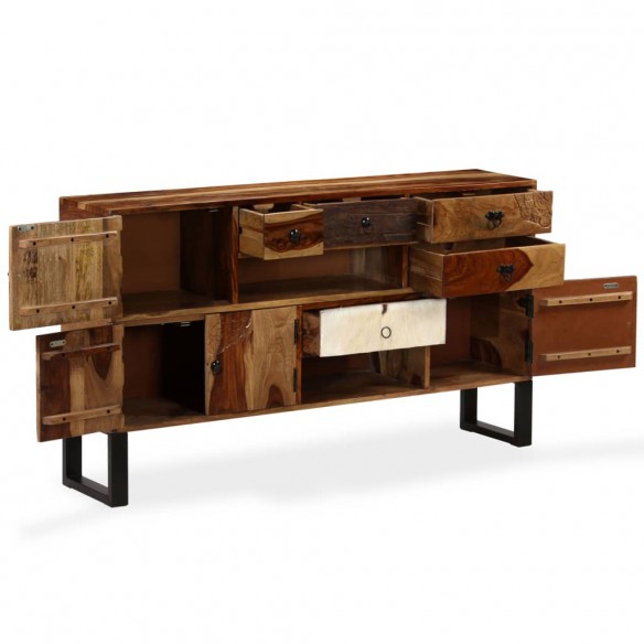 Buffet Bois solide 140x30x80 cm