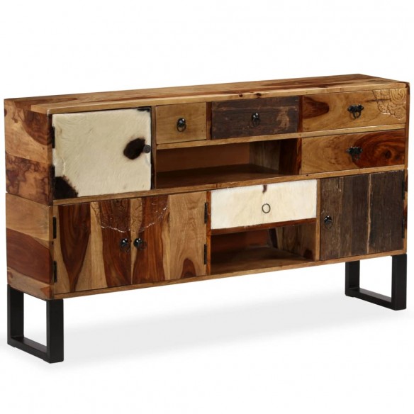 Buffet Bois solide 140x30x80 cm