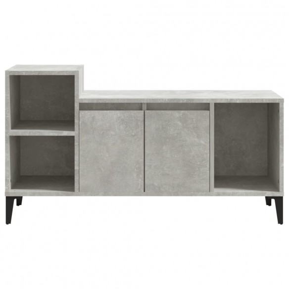 Meuble TV Gris béton 100x35x55 cm Bois d'ingénierie