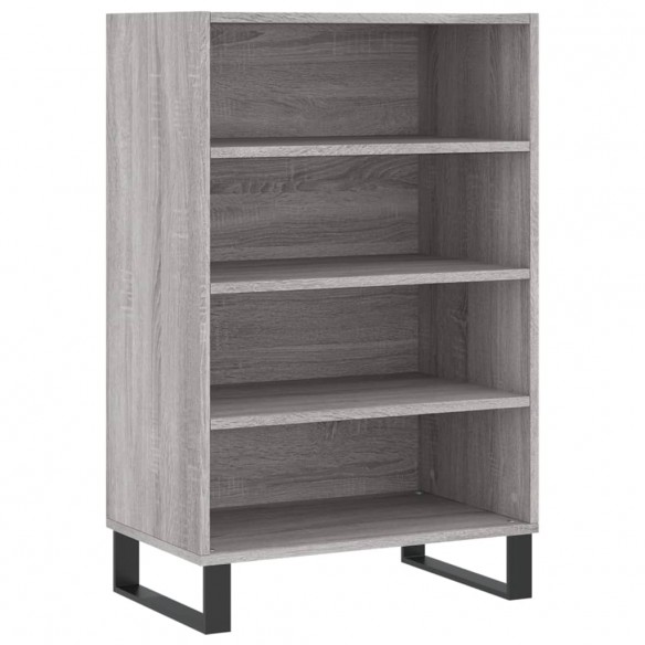 Buffet haut sonoma gris 57x35x90 cm bois d'ingénierie