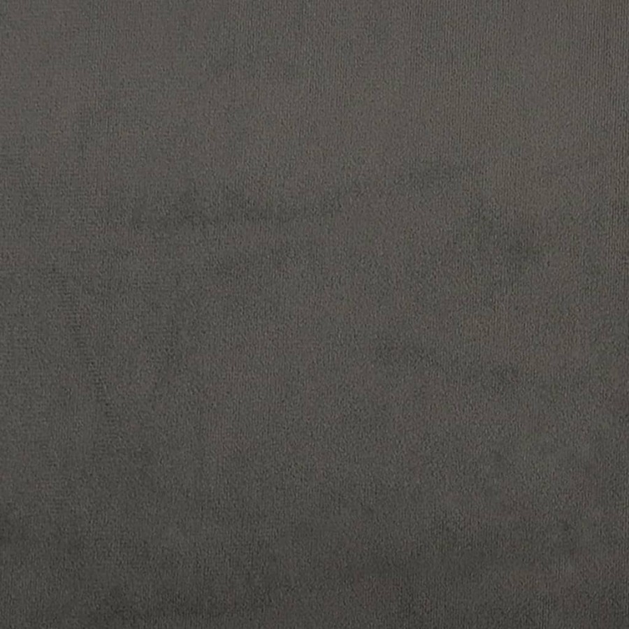 Banc Gris foncé 100x35x41 cm Velours