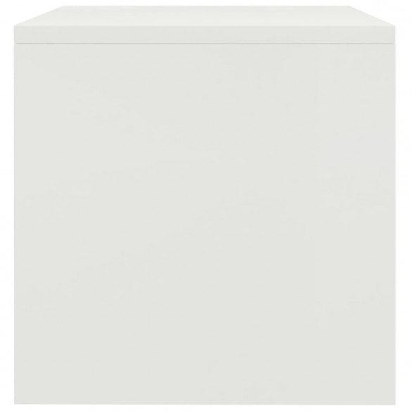 Tables de chevet 2 pcs Blanc 40x30x30 cm Bois d'ingénierie