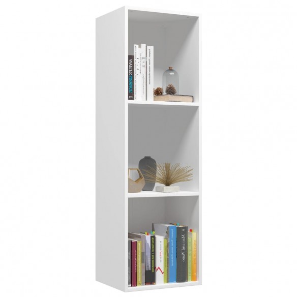 Bibliothèque/Meuble TV Blanc 36x30x114 cm Bois d'ingénierie