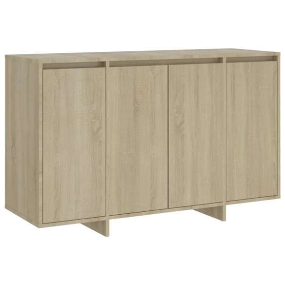 Buffet chêne sonoma 120x41x75 cm bois d'ingénierie