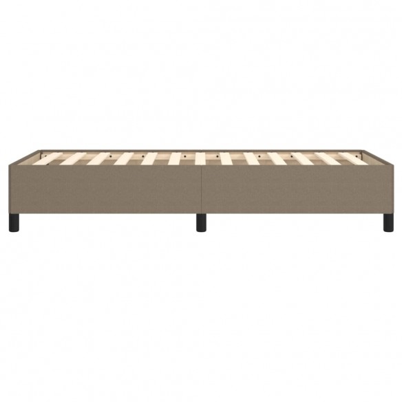 Cadre de lit Taupe 90x200 cm Tissu