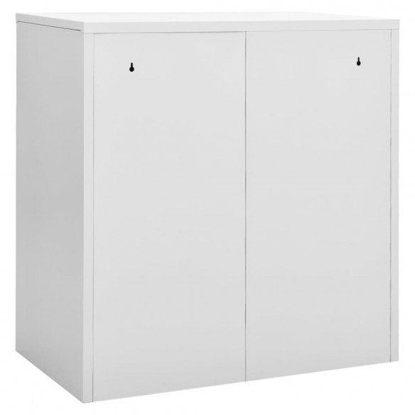 Armoire à casiers Gris clair et vert 90x45x92,5 cm Acier