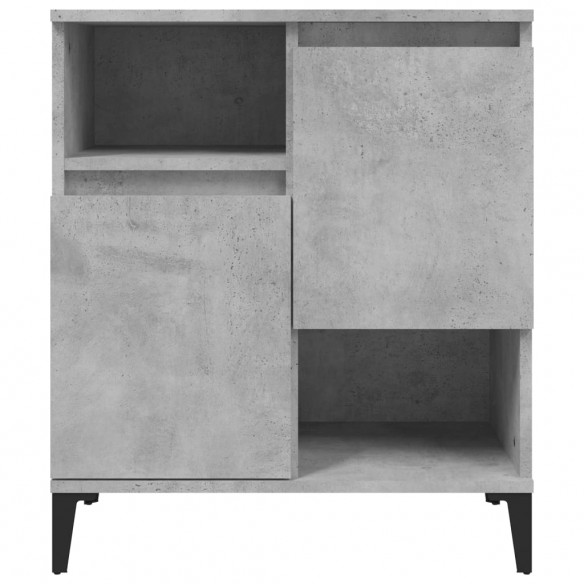 Buffets 3 pcs gris béton 60x35x70 cm bois d'ingénierie