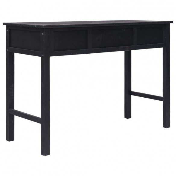 Table console Noir 110x45x76 cm Bois