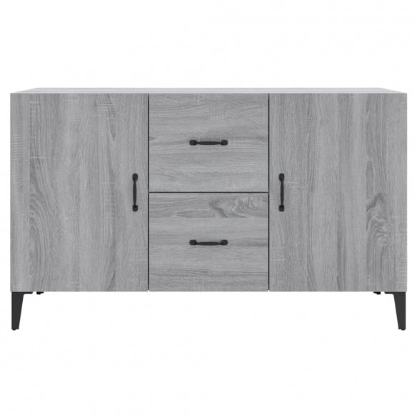 Buffet sonoma gris 100x36x60 cm bois d'ingénierie