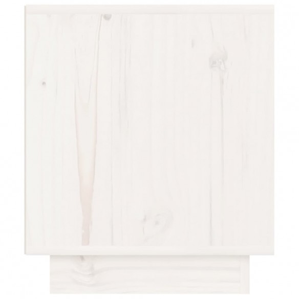 Tables de chevet 2 pcs Blanc 40x34x40 cm Bois de pin solide