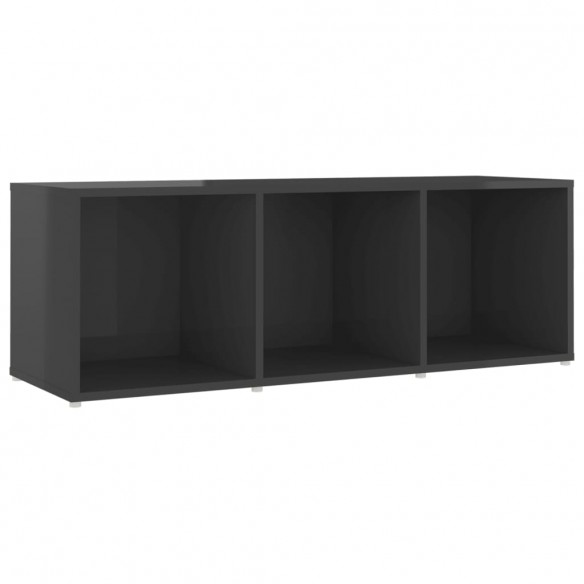 Ensemble de meubles TV 3 pcs Gris brillant Aggloméré