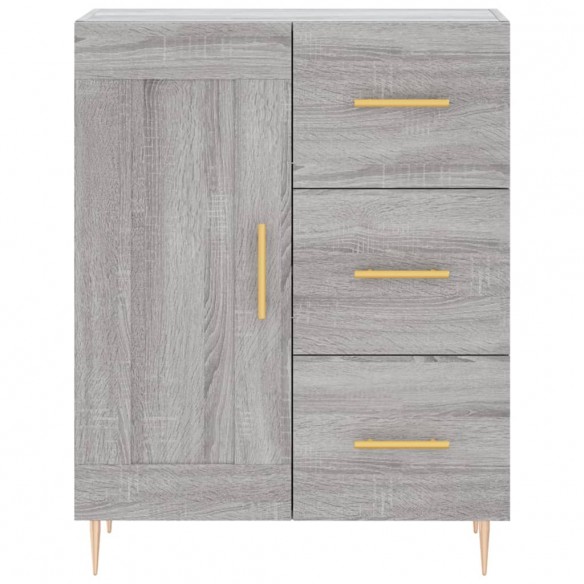 Buffet sonoma gris 69,5x34x90 cm bois d'ingénierie