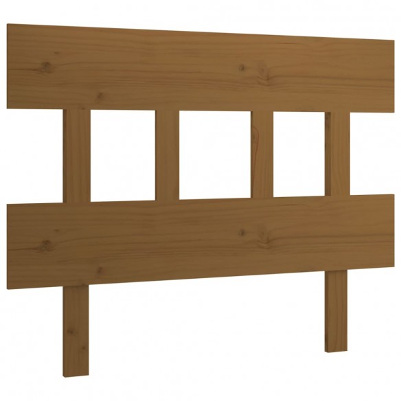 Tête de lit Marron miel 93,5x3x81 cm Bois massif de pin