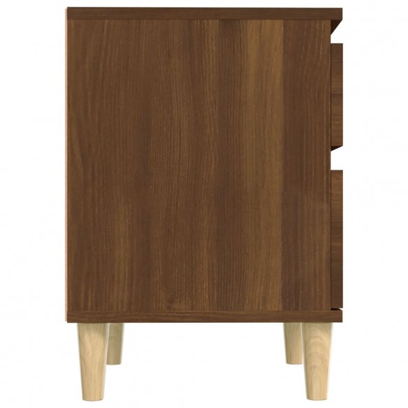 Tables de chevet 2 pcs Chêne marron 40x35x50 cm