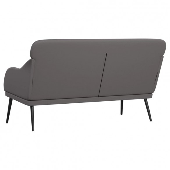 Banc Gris 110x76x80 cm Similicuir