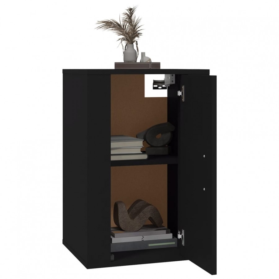 Meubles TV muraux 2 pcs Noir 40x34,5x60 cm Meubles TV muraux 2 pcs Noir 40x34,5x60 cm