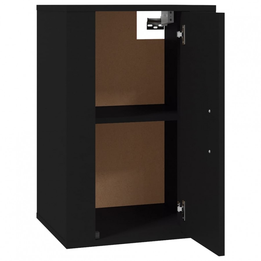 Meubles TV muraux 2 pcs Noir 40x34,5x60 cm Meubles TV muraux 2 pcs Noir 40x34,5x60 cm