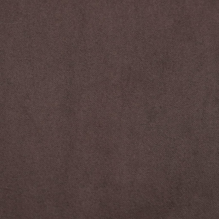 Chaise berçante avec repose-pied Marron Tissu