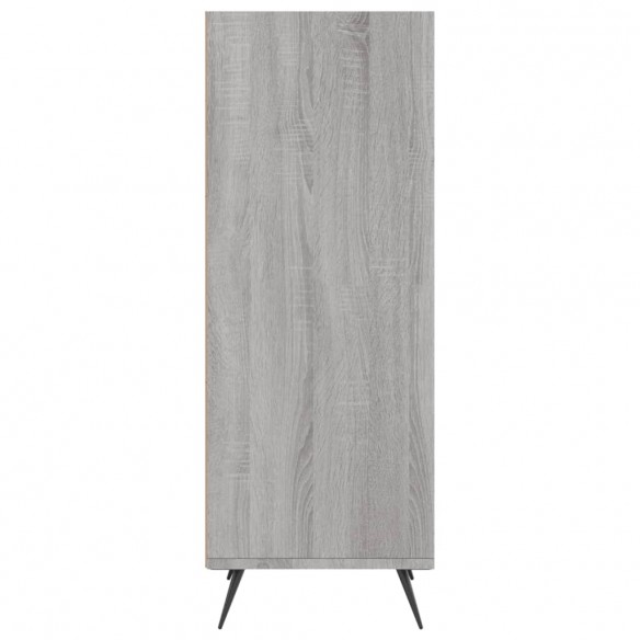 Armoire à étagères sonoma gris 34,5x32,5x90cm bois d'ingénierie