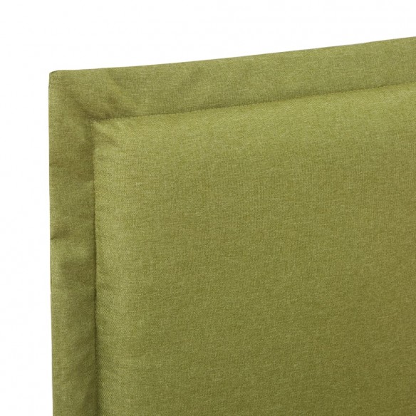 Cadre de lit Vert Tissu 140 x 200 cm