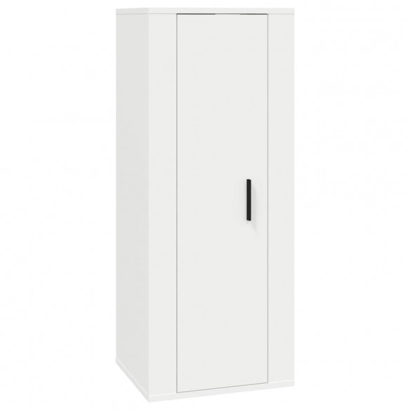 Ensemble de meubles TV 5 pcs Blanc Bois d'ingénierie