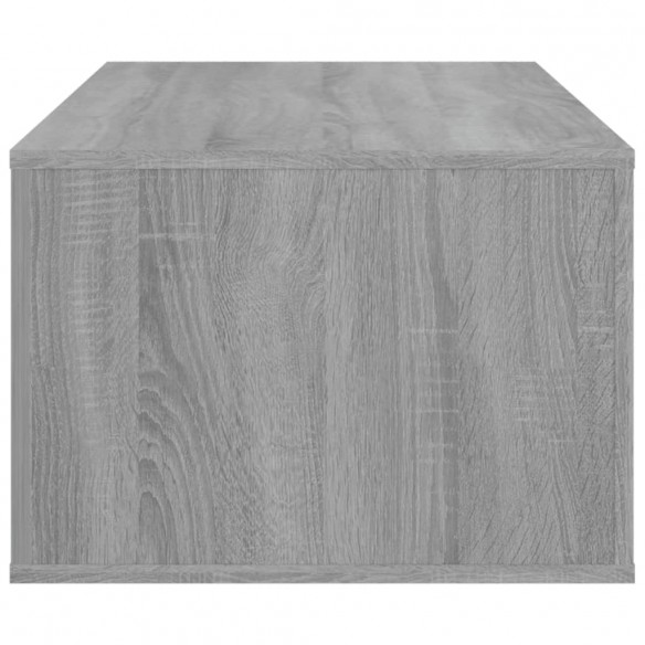 Table basse Sonoma gris 100x50,5x35 cm Bois d'ingénierie