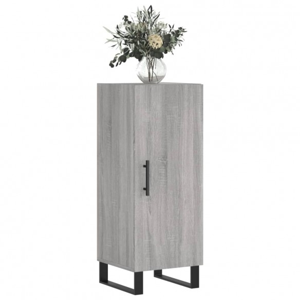 Buffet Sonoma gris 34,5x34x90 cm Bois d'ingénierie