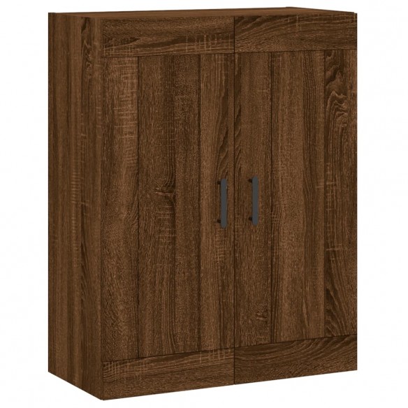 Armoire murale chêne marron 69,5x34x90 cm bois d'ingénierie